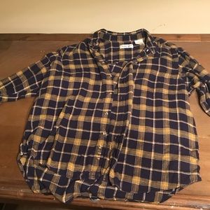 Men’s long sleeved flannel